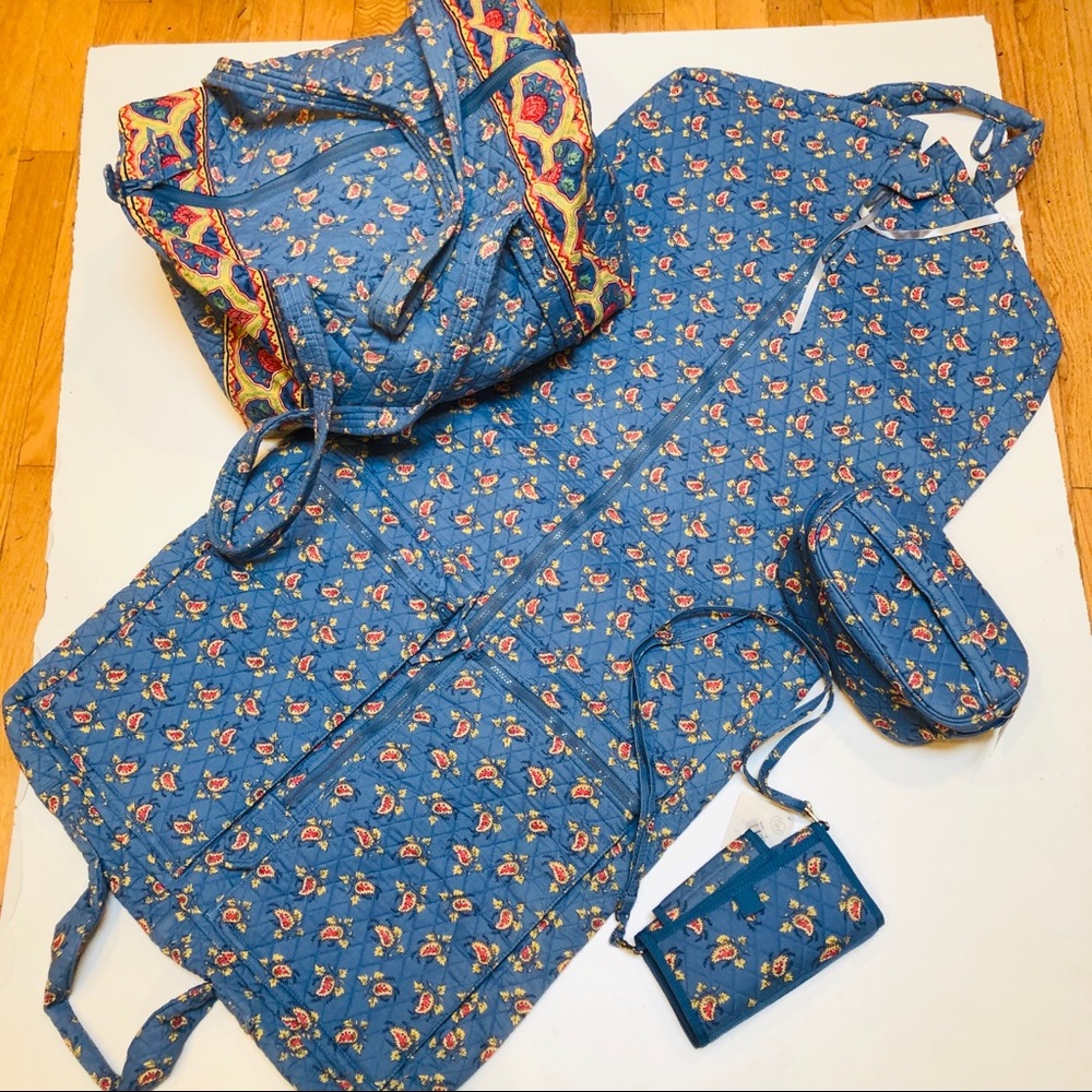 Quilted Keepers (likeVera Bradley) Travel 5 pc set